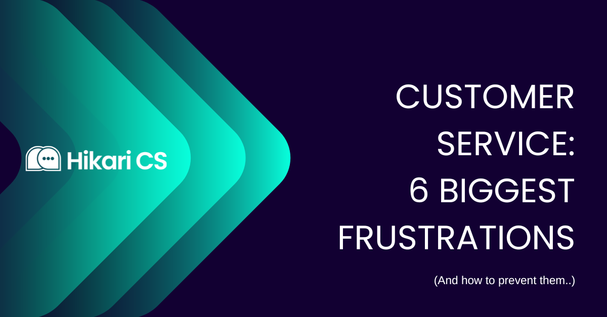 Hikari CS - The 6 Biggest Customer Service Annoyances (and how to avoid ...